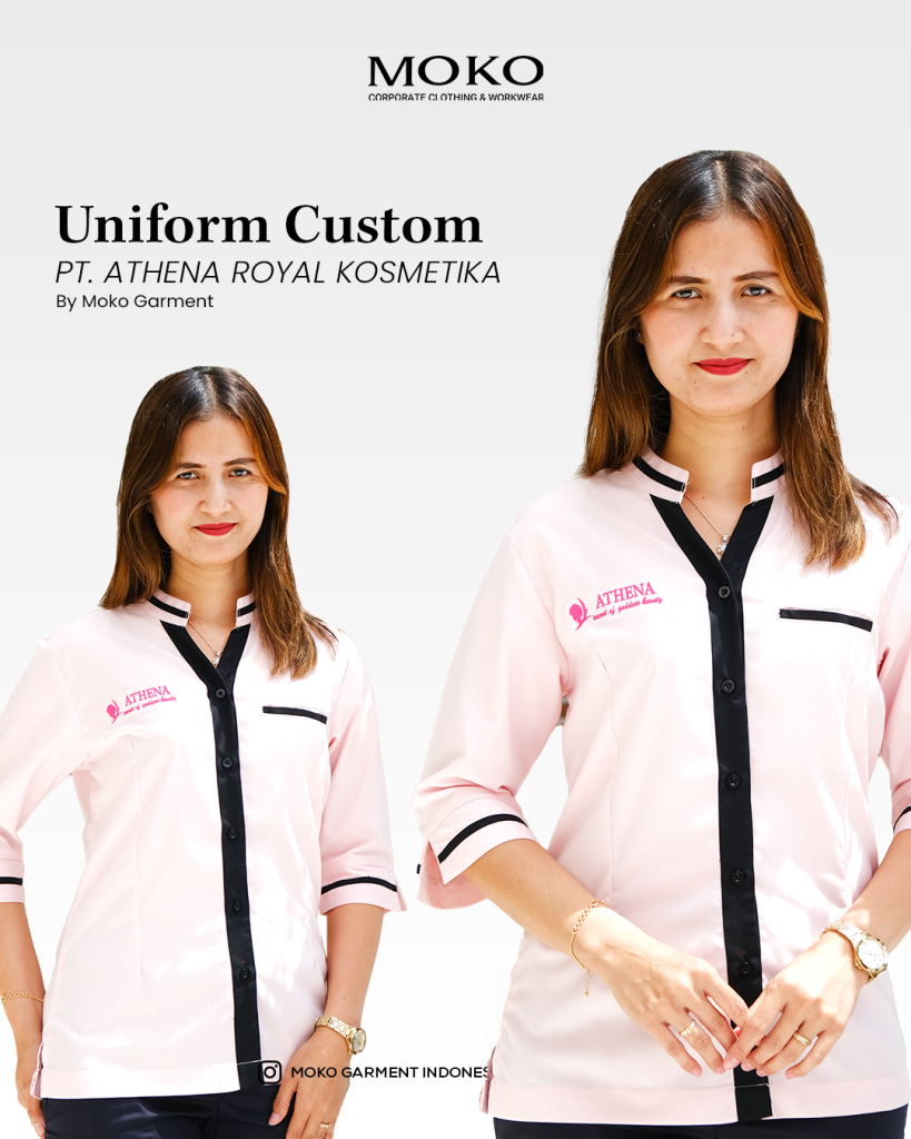 Seragam Custom untuk Klinik Kecantikan Athena