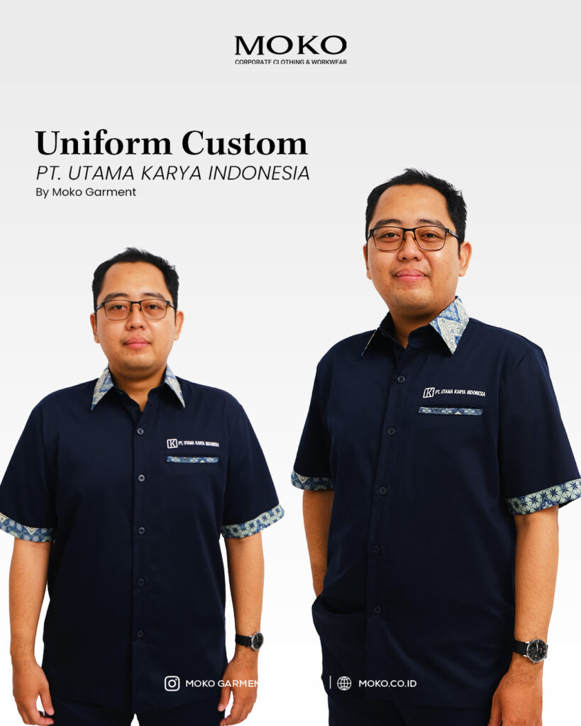 Seragam Kemeja Custom PT Utama Karya Indonesia