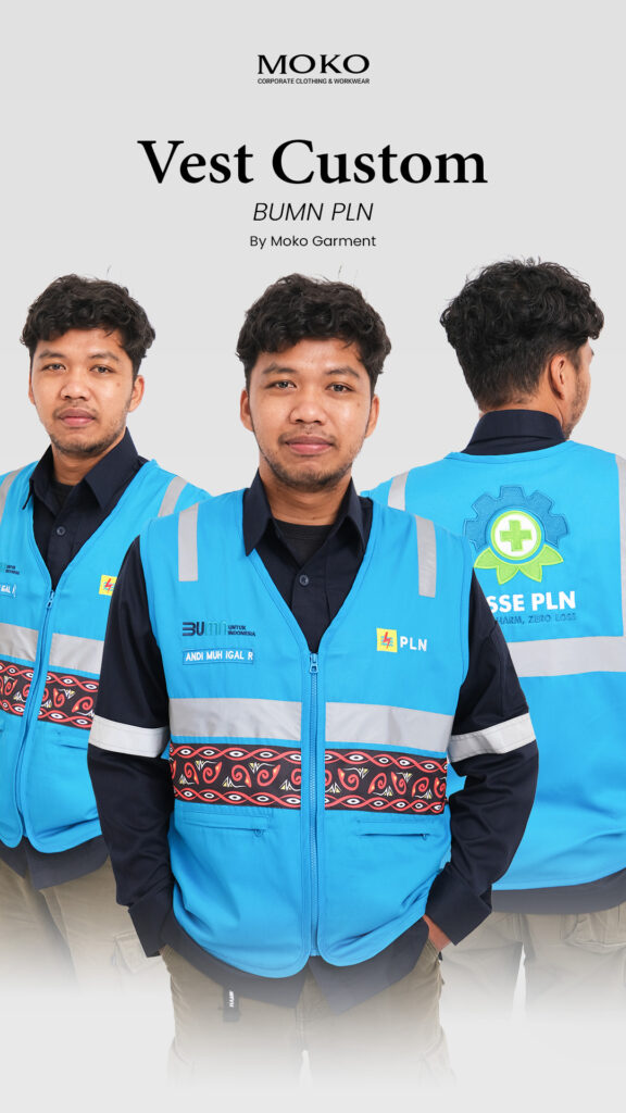 Rompi Custom PLN Biru