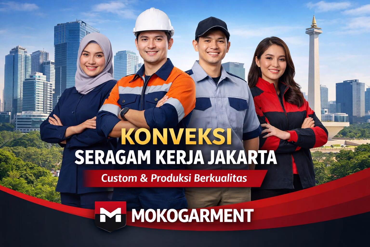 Konveksi Seragam Kerja Jakarta untuk Kebutuhan Anda
