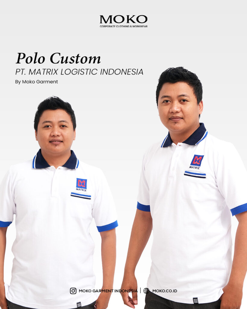 Baju Polo Custom PT Matrix Logistic Indonesia