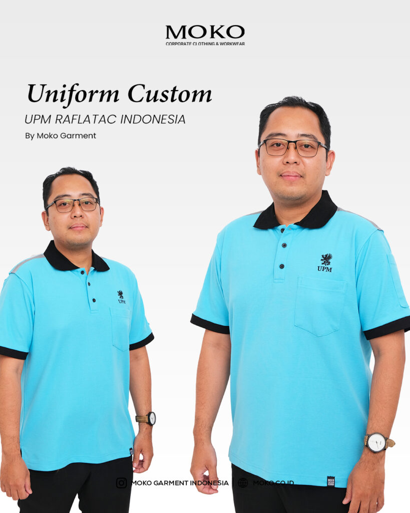Baju Polo Custom UPM Raflatac Indonesia
